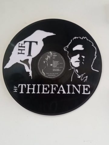 disque vinyle découpé Hubert Félix Thiefaine