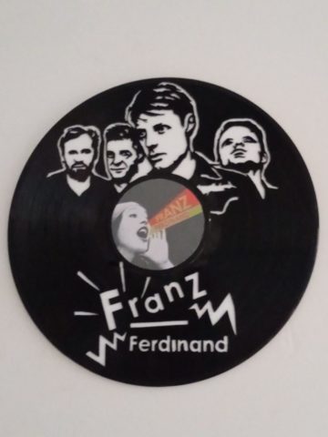 disque vinyle découpé Franz Ferdinand